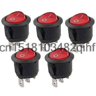 X On Off Spst Round Rocker Switch A V A V Motors Auto Parts