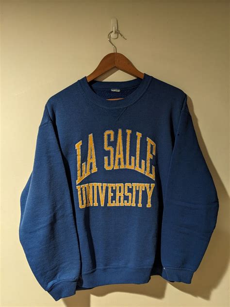 Vintage 90s LA Salle University Arch Logo Russell Ath… - Gem