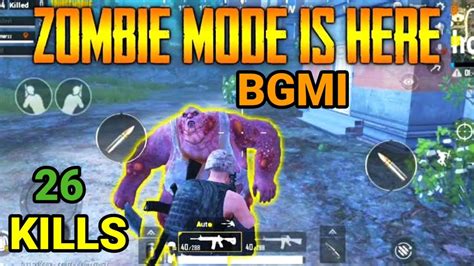 BGMI ZOMBIE MODE GAMEPLAY PUBG MOBILE INDIA ZOMBIE MODE YouTube