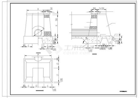 某地区出水口施工详图给排水仪器仪表图块集土木在线