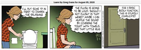 Luann Toilet Humor The Bernice Pee Pee Strip The Daily Cartoonist