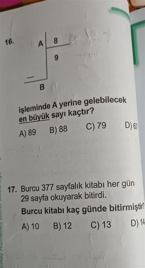 Acil Bu Iki Soruyu Zebilir Misiniz Bu Arada I Lemli Yapmayan Veya