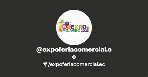 Expoferiacomercial Ec Instagram Facebook TikTok Linktree