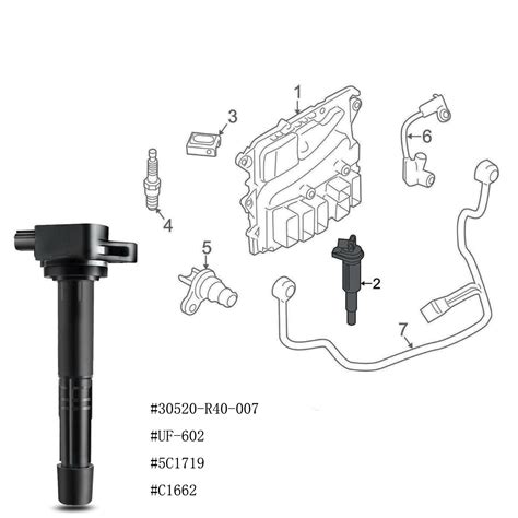 X Ignition Coils For Honda Accord Cr V Civic Ilx Crosstour L L