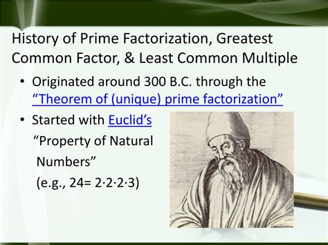 Ppt Prime Factorization Greatest Common Factor And Least Common Multiple Powerpoint