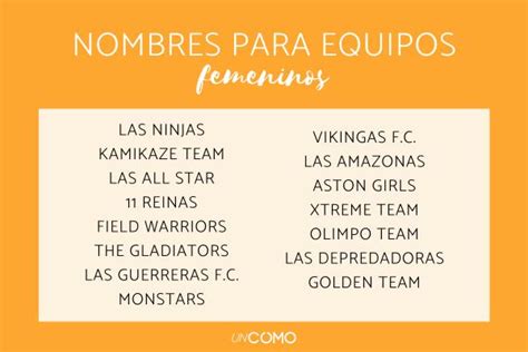 Descubre los 100 nombres más creativos para equipos de fútbol