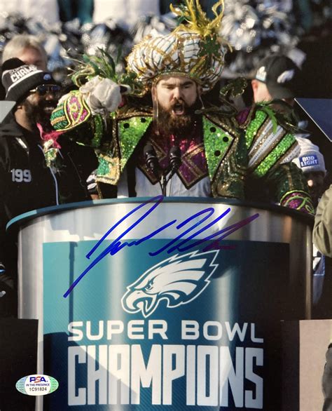 Jason Kelce Signed Eagles 8x10 Photo (PSA) | Pristine Auction