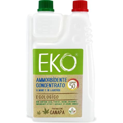 Eko Ammorbidente Ecologico Liquido 1 1L CANAPA Eko Detergenti E