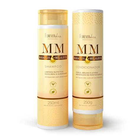 Kit Shampoo e Condicionador Maracujá e Melaleuca Forever Liss Submarino