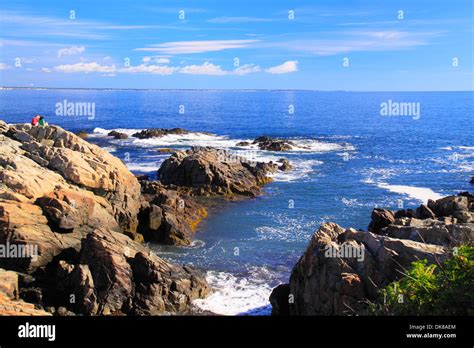 Marginal Way, Ogunquit, Maine, USA Stock Photo - Alamy