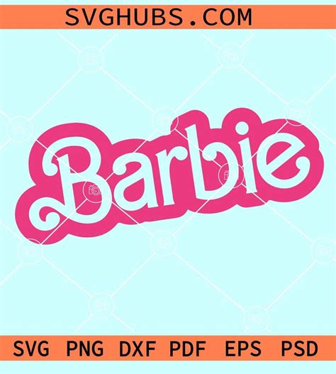 Barbie SVG, Barbie font Svg, Barbie logo svg, Barbie logo PNG, Pink ...