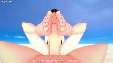 Mina De Kaiju No 8 Te Da Un Footjob En La Playa Hentai POV Pornhub