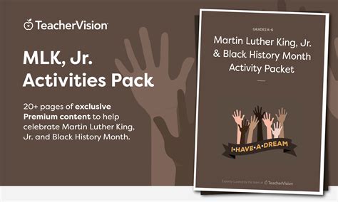 MLK Jr Day Activities for Middle School - TeacherVision