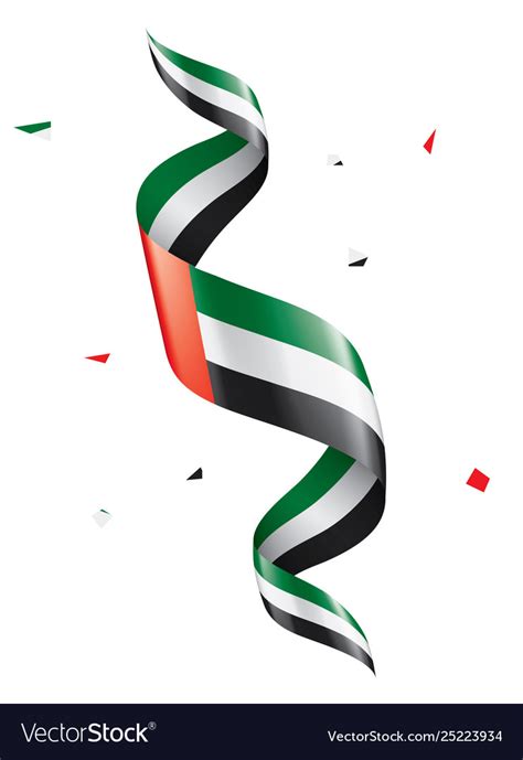 United Arab Emirates Flag Royalty Free Vector Image