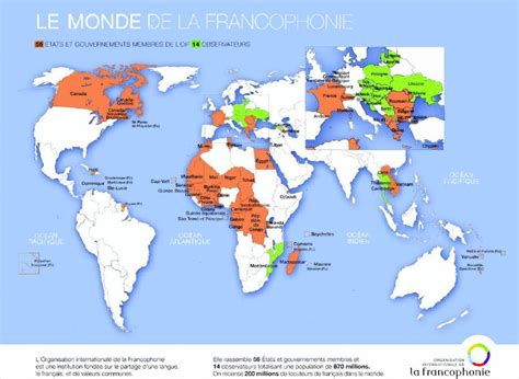 World Map Of French Speaking Countries - Snowboarding At The 2024 ...