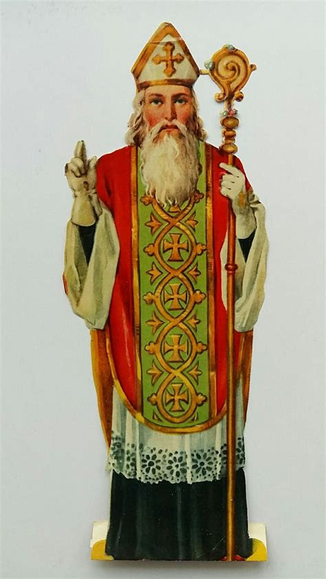 Scrap Saint Nicolas Sankt Nikolaus Sint Nicolaas St Nicolas Saint