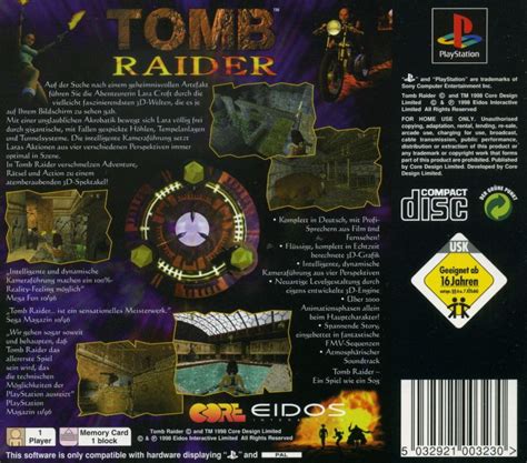 Tomb Raider cover or packaging material - MobyGames