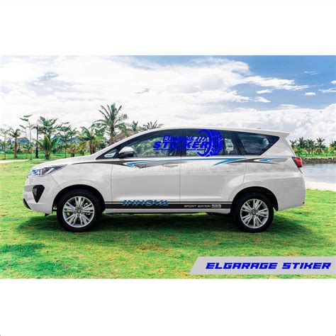 Jual Stiker Mobil Toyota Innova Cutting Stiker List Strip Body Innova