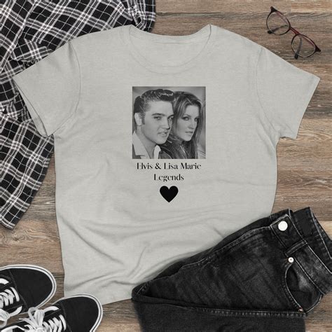 Elvis And Lisa Marie Presley Tribute Tee Shirts