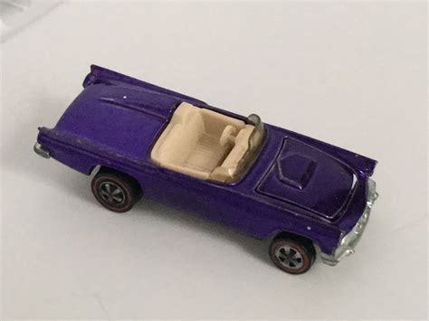 Hot Wheels Redline Classic 57 T Bird Purple Hot Wheels Vintage