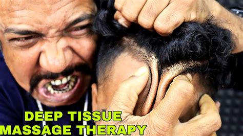 Deep Tissue Head And Forehead Massage By Asim Barber Satisfying Head