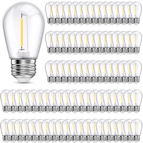 S Led Replacement Light Bulbs Shatterproof Waterproof String Light