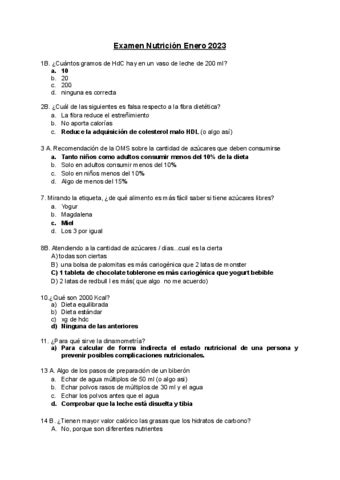 Examen Nutricion Enero Pdf