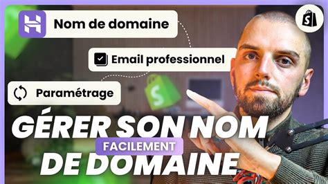 Installer Votre Nom De Domaine Sur Shopify En Minutes Avec