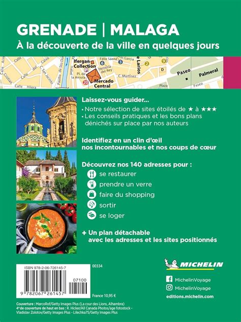 Guide Vert Week And Go Grenade Malaga Édition 2023 Michelin La