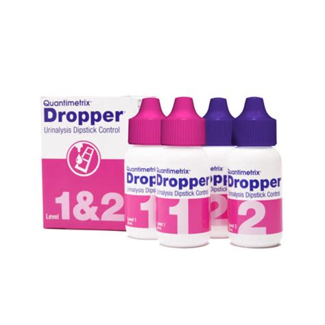 Dropper Urinalysis Dipstick Control Quantimetrix