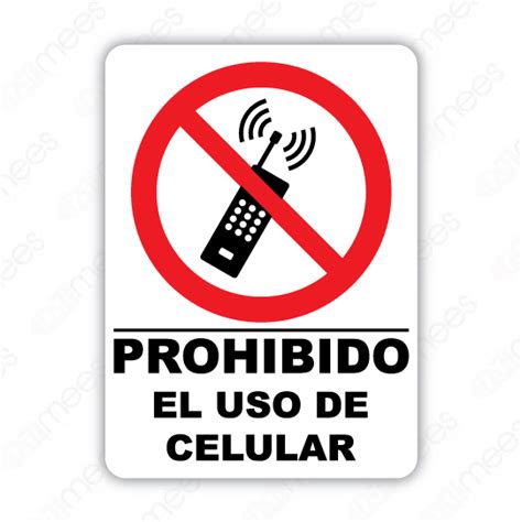 Ses 004 Señalamiento Prohibido El Uso De Celular