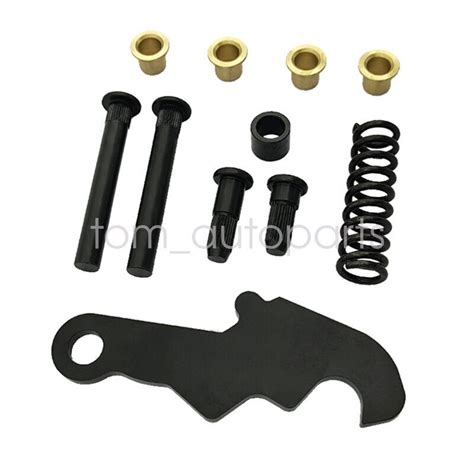 NEW Door Hinge Repair Kit W Pin Bushing Cam Studs Spring Set For Ford