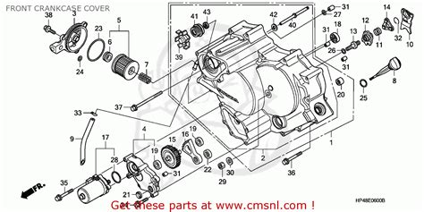 Honda Trx420fe Fourtrax 2007 7 Australia 4wd Front Crankcase Cover Buy Front Crankcase