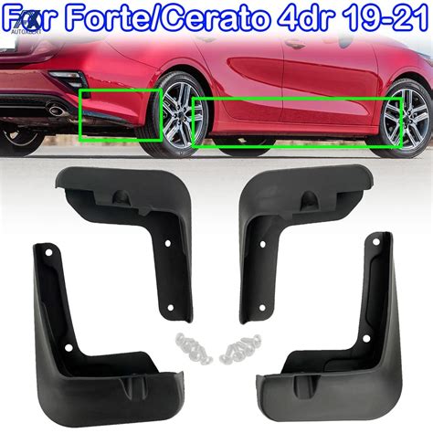 Conjunto De Abas De Lama Fender Para Kia Forte Cerato K Bd