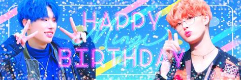 Mingi Ateez Birthday Banner Birthday Banner Banner Kpop