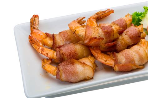 Camarones Envueltos En Tocino Al Horno