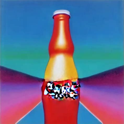 Coke Bottle By Shusei Nagaoka Kaws David Rudnick Stable Diffusion