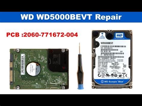 WD WD1200BEVT WD1600BEVT WD1600BEKT WD2500BEKT repair data recovery ...
