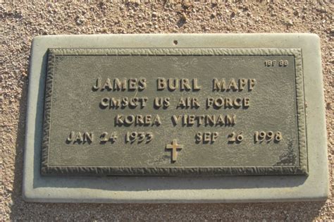 James Burl Mapp 1933 1998 Memorial Find A Grave