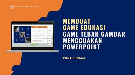 Cara Membuat Game Edukasi Game Tebak Gambar Menggunakan Powerpoint