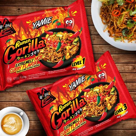 Jual Ramen Goreng Gorilla Yamie Level Gr Shopee Indonesia