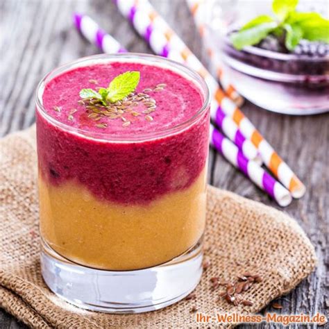 Blaubeer Orangen Smoothie Gesundes Rezept Zum Abnehmen