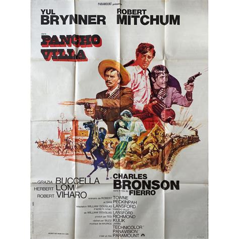 Pancho Villa French Movie Poster 47x63 In 1968