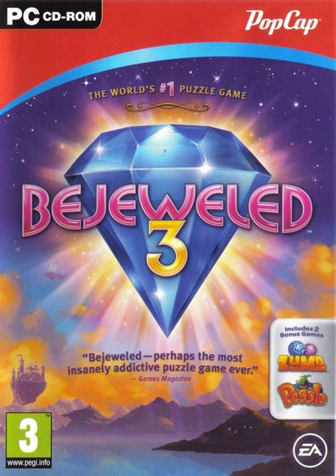 Bejeweled 3 Attributes, Tech Specs, Ratings - MobyGames