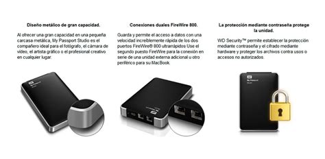 Disco Duro Externo Western Digital My Passport 2 Teras Usb 2 100 00