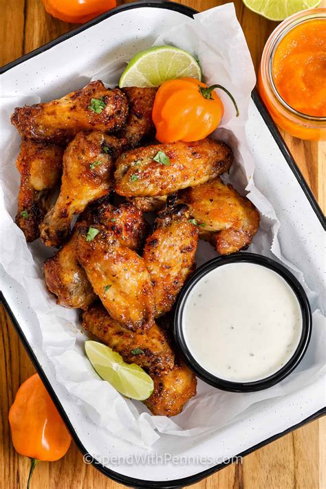 Mango Habanero Wings Spend With Pennies