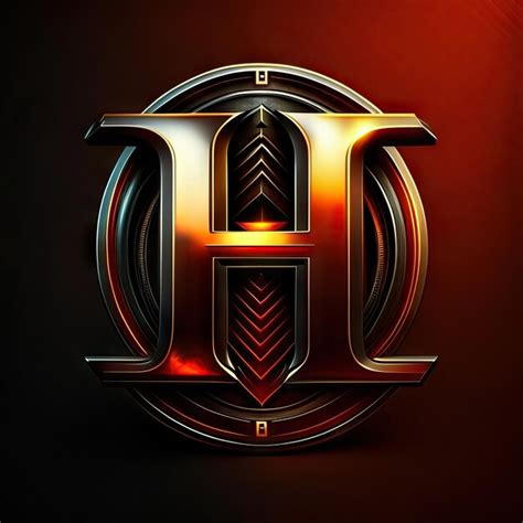 Logotipo De Lujo De La Letra H Foto Premium