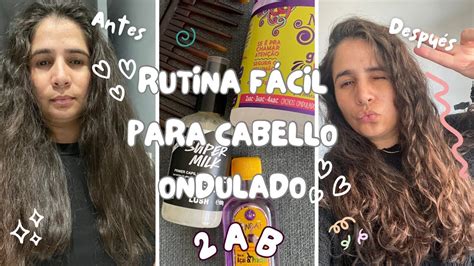 💖 Rutina Sencilla Para Definir Mi Cabello Ondulado Y Fino Así Defino