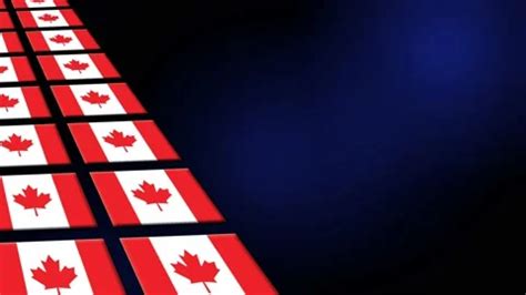 Canada Flag Animated Background 3d Anima... | Stock Video | Pond5