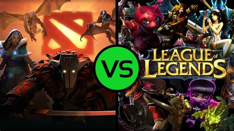 DOTA 2 VS LEAGUE Of LEGENDS YouTube